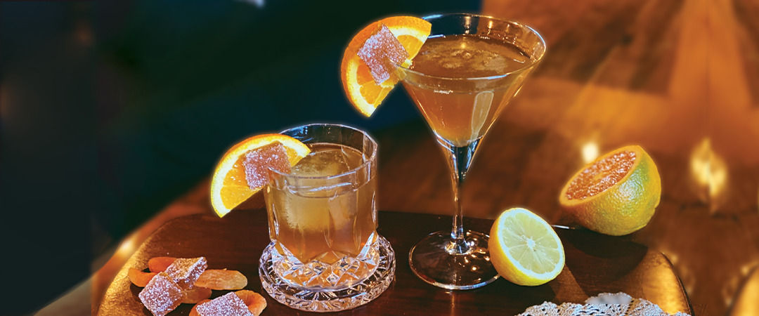 Halloween Cocktail feat. "SF" Apricot Pâte de Fruit