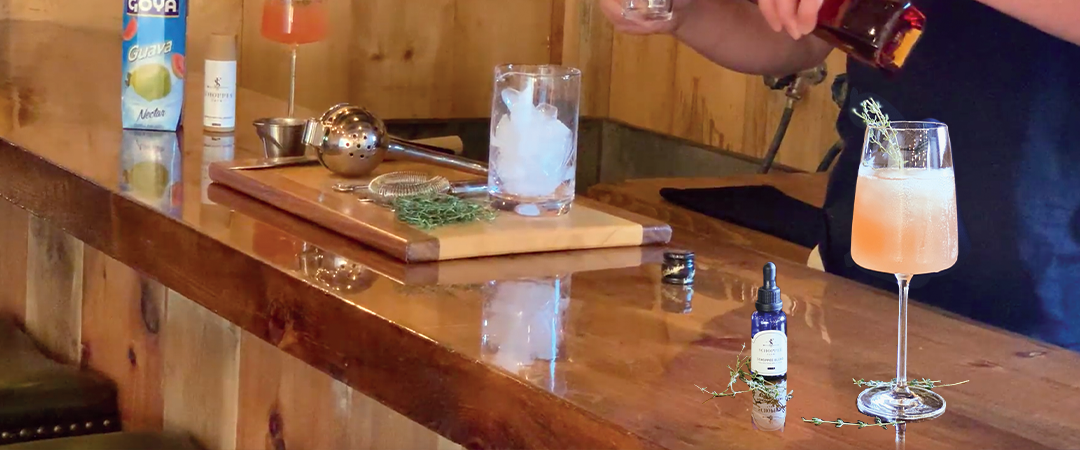 The J&T Cocktail with Essence of Mango Hemp Oil