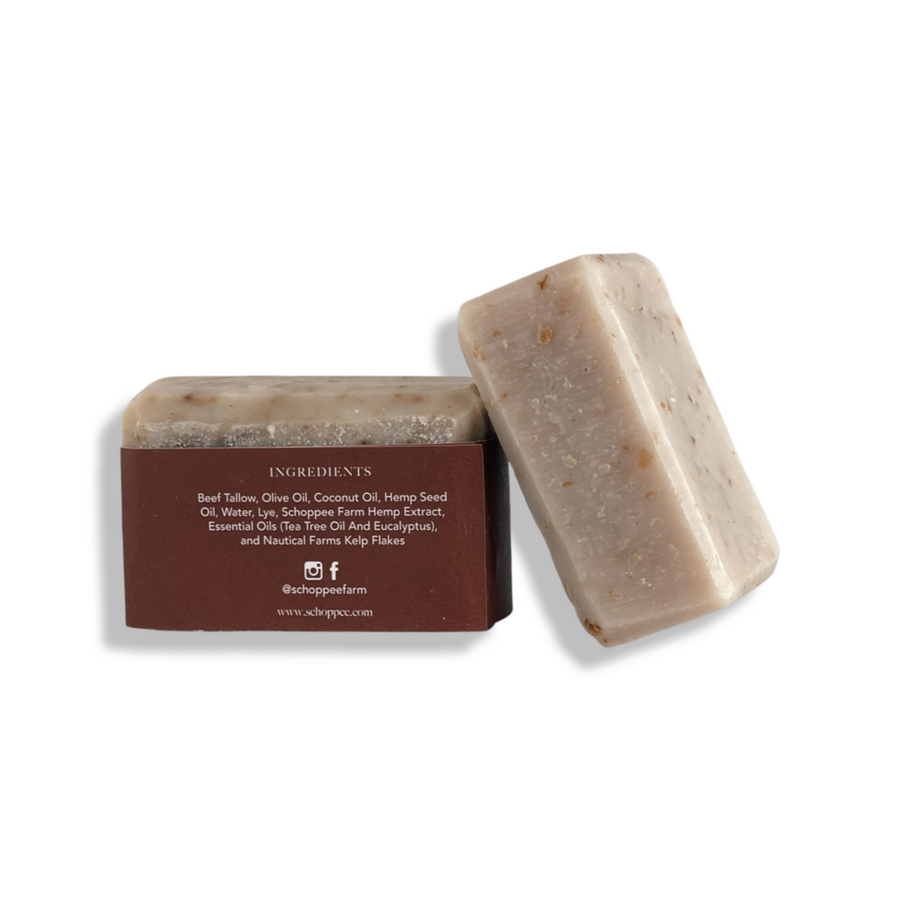 CBD infused naturally exfoliating soap
