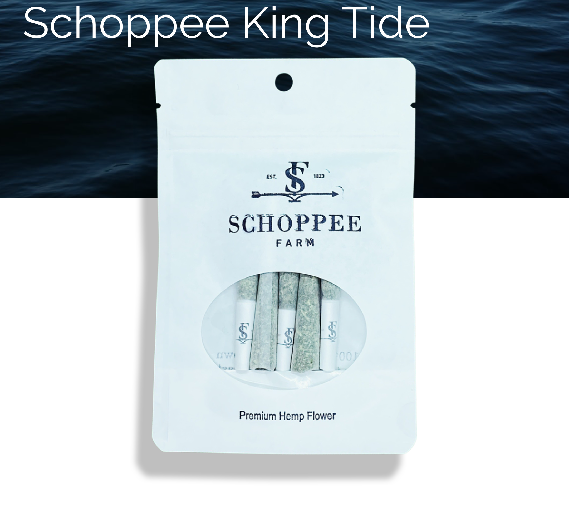 Schoppee King Tide - CBD + CBG - Hand made singles