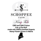 Schoppee King Tide - CBD + CBG - Hand made singles