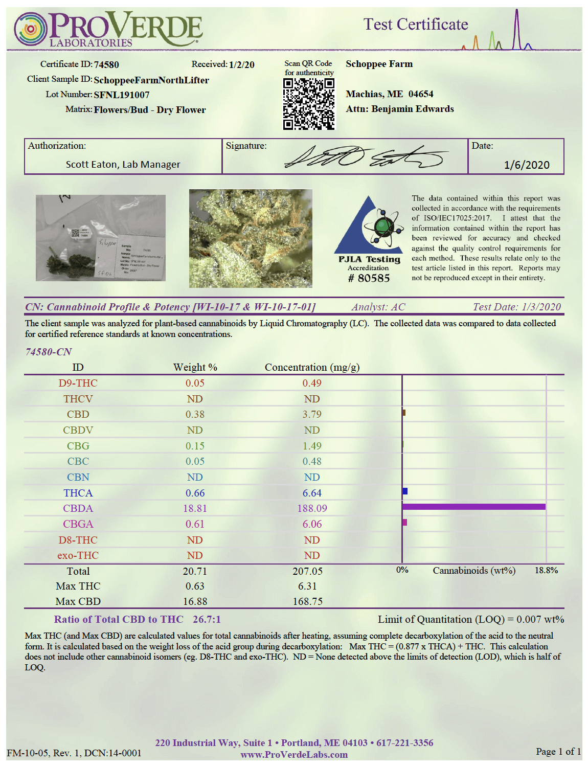 Pasture Suver Haze - Pre-roll ProVerde Laboratories Certified