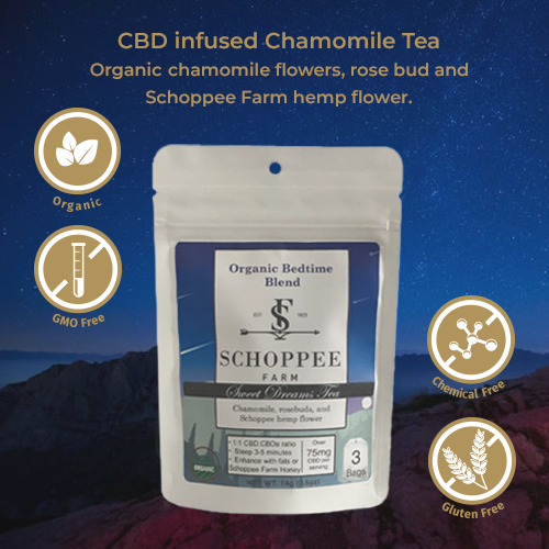 CBD infused Chamomile Tea